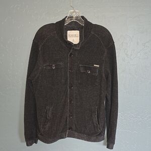 Ezekiel Charcoal Button Up Shirt